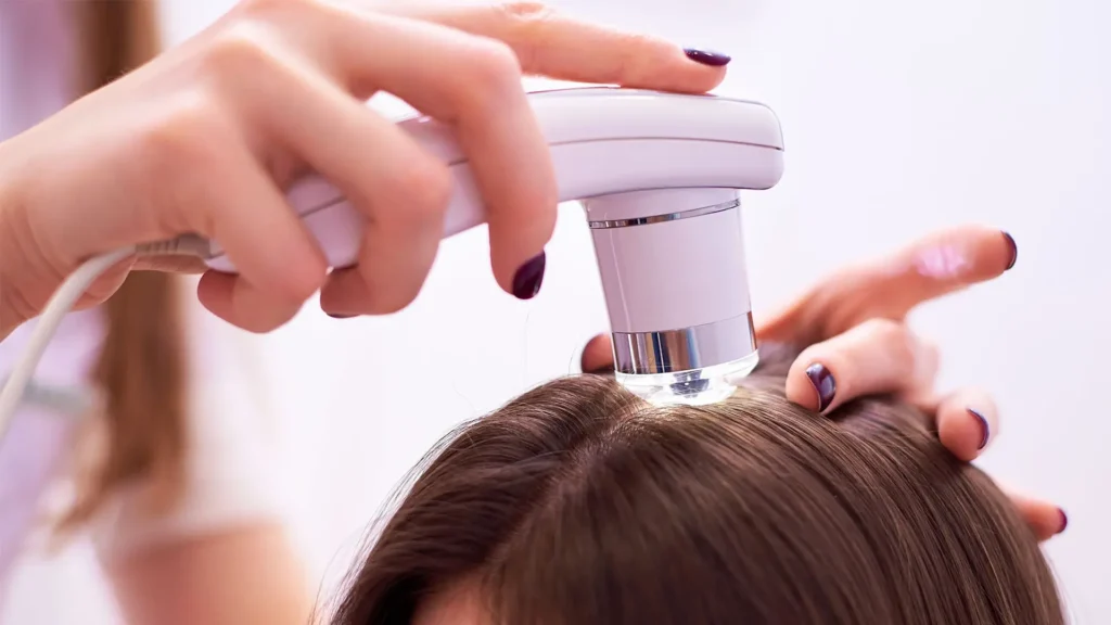 Advanced anti hair fall scalp treatment and detox therapy at The Golden Street Salon the best hair services in hoshiarpur