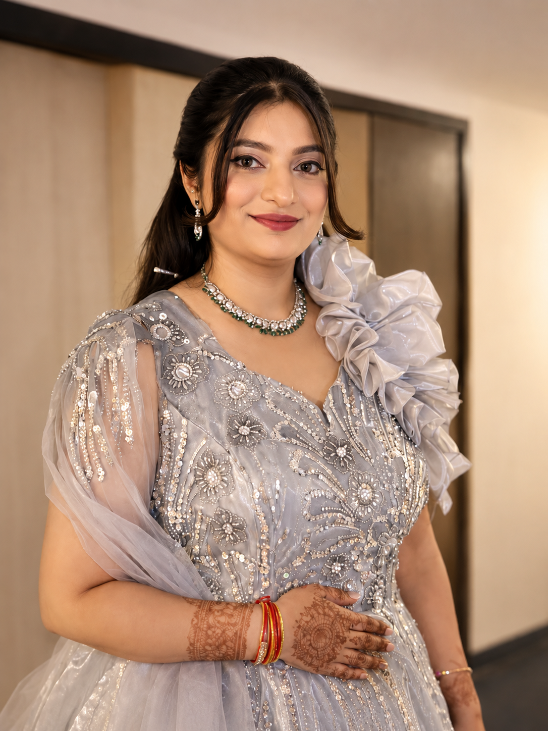 Ultra HD Engagement Make-Up at Golden Street Salon Hoshiarpur