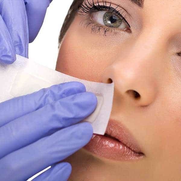Upper lip waxing treatment at The Golden Street Salon in Hoshiarpur