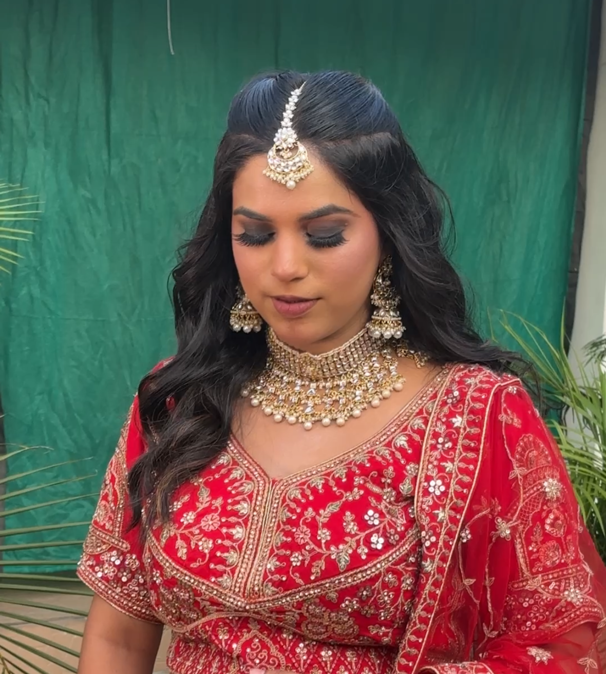 Classic Reception Make-Up at Golden Street Salon Hoshiarpur