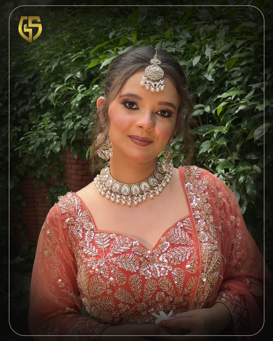 HD Engagement Make-Up at Golden Street Salon Hoshiarpur