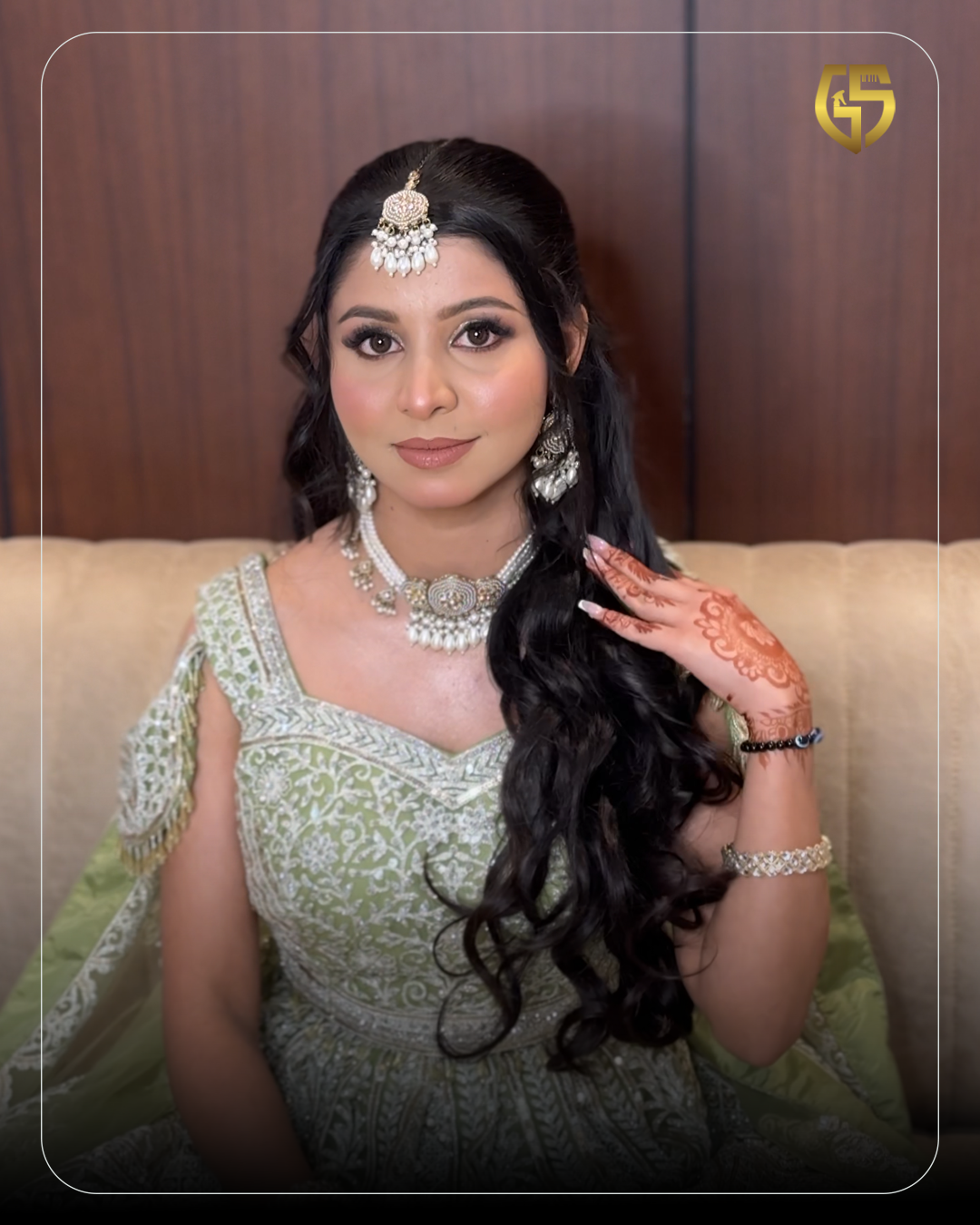 Professional Engagement Makeup Services at Golden Street Salon Hoshiarpur