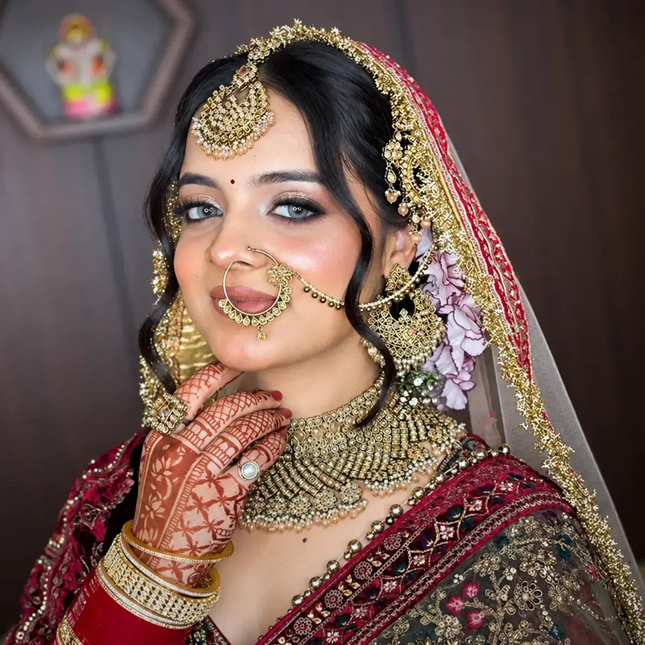 HD Bridal Makeup at Golden Street Salon Hoshiarpur