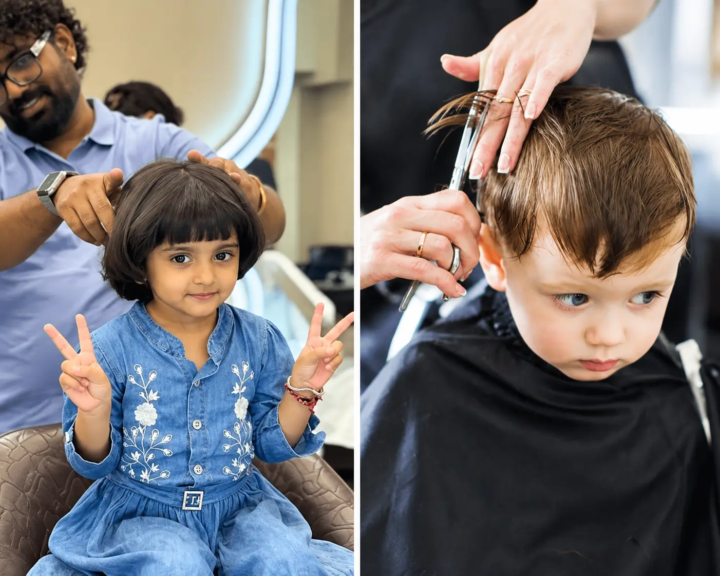 Child Haircut at the golden street salon