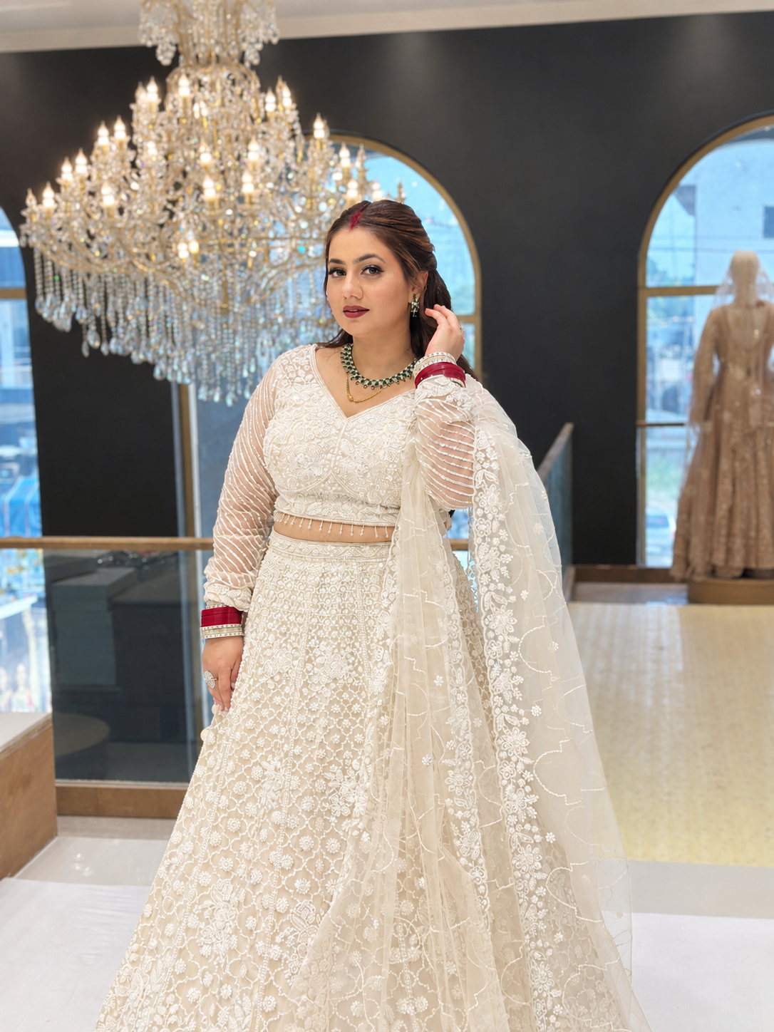 Professional Reception Makeup at Golden Street Salon Hoshiarpur