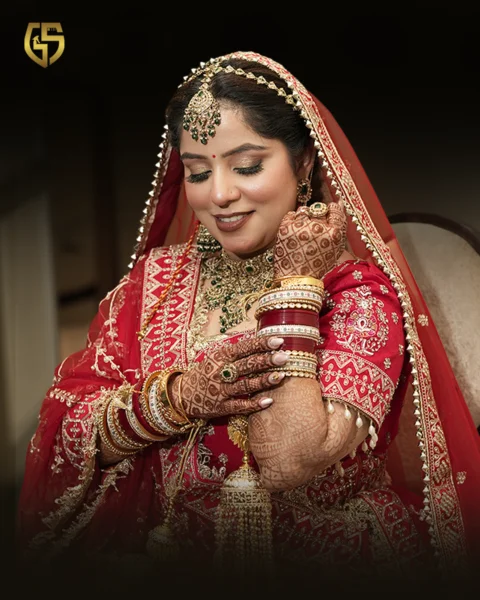 Best Bridal Makeup Salon in Hoshiarpur 10 Punjabi Dulhan & Anand Karaj Makeup by The Golden Street