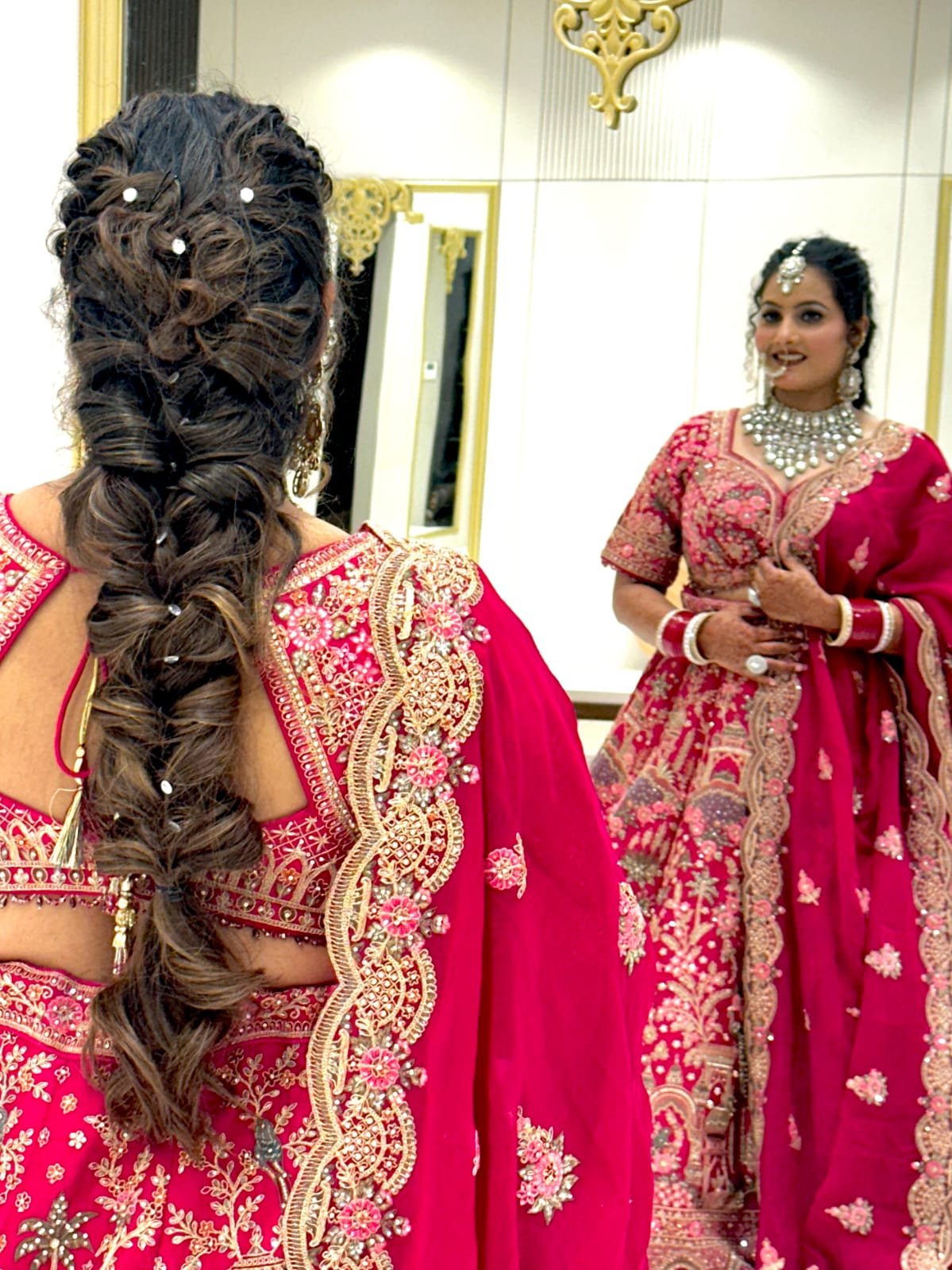 Best Bridal Makeup Salon in Hoshiarpur 5 Bridal hairstyling Hoshiarpur